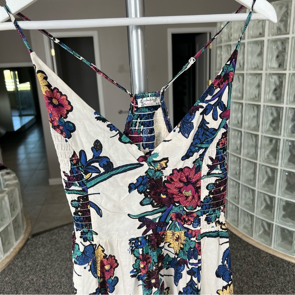 Free People Intimately Blue and Green Sleeveless Maxi Sundress - Picture 10 of 15